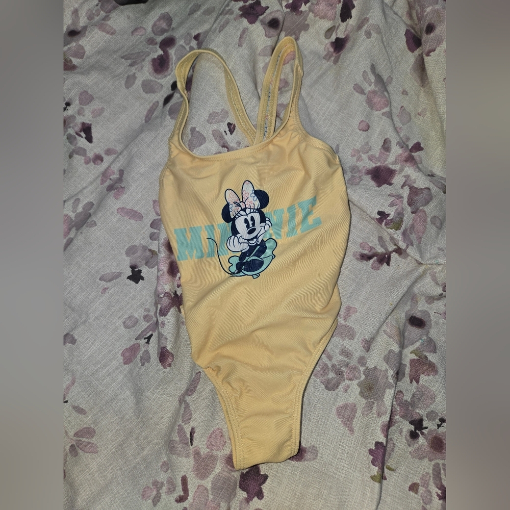 Yellow Minnie Mouse Swimsuit
